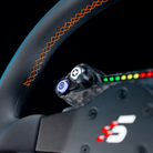 The Simagic Neo X 330T Rally Steering Wheel close up.