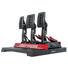 The Simagic P1000 Pedal Set 3 pedals standard at an angle.