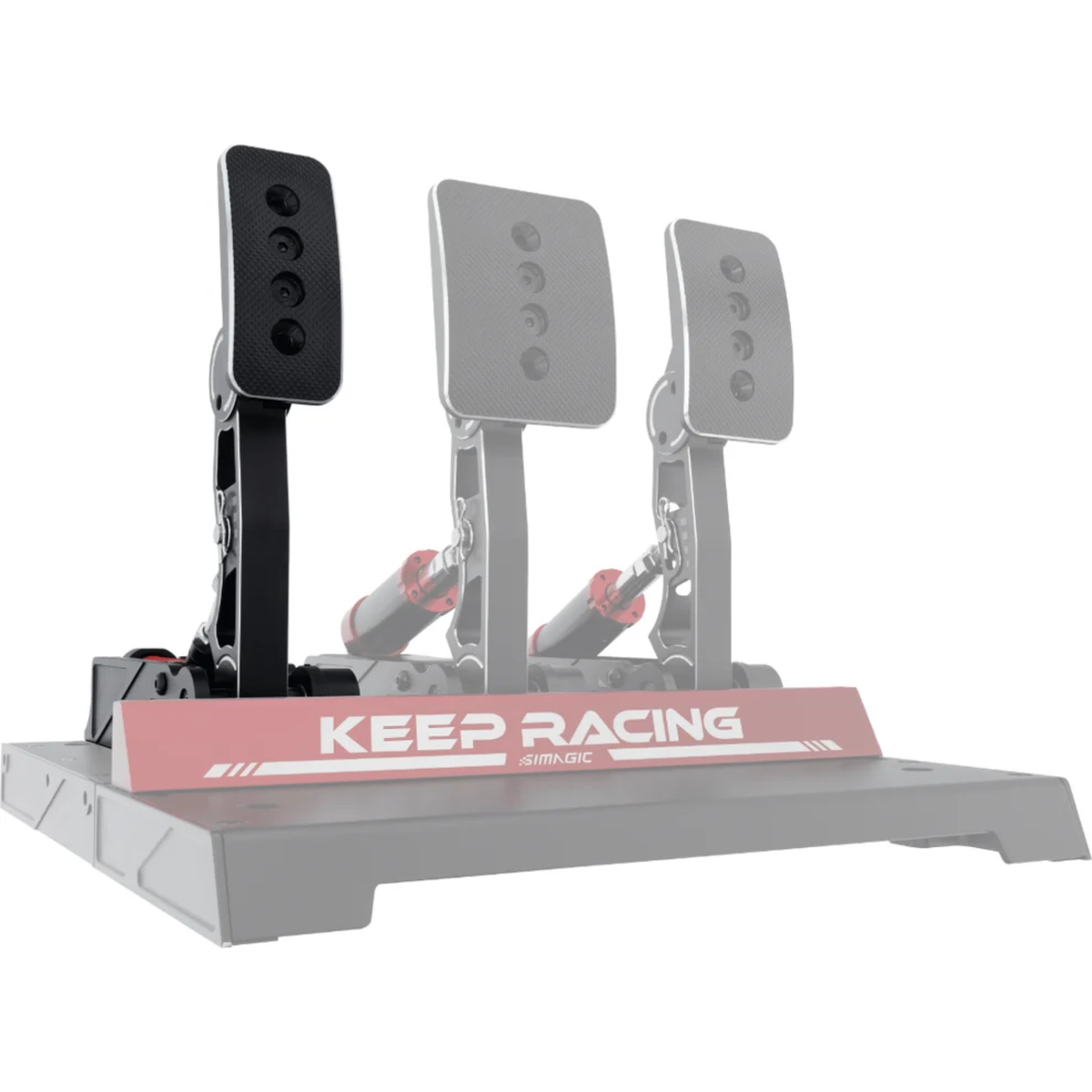 The Simagic P1000 Pedal Set clutch only.