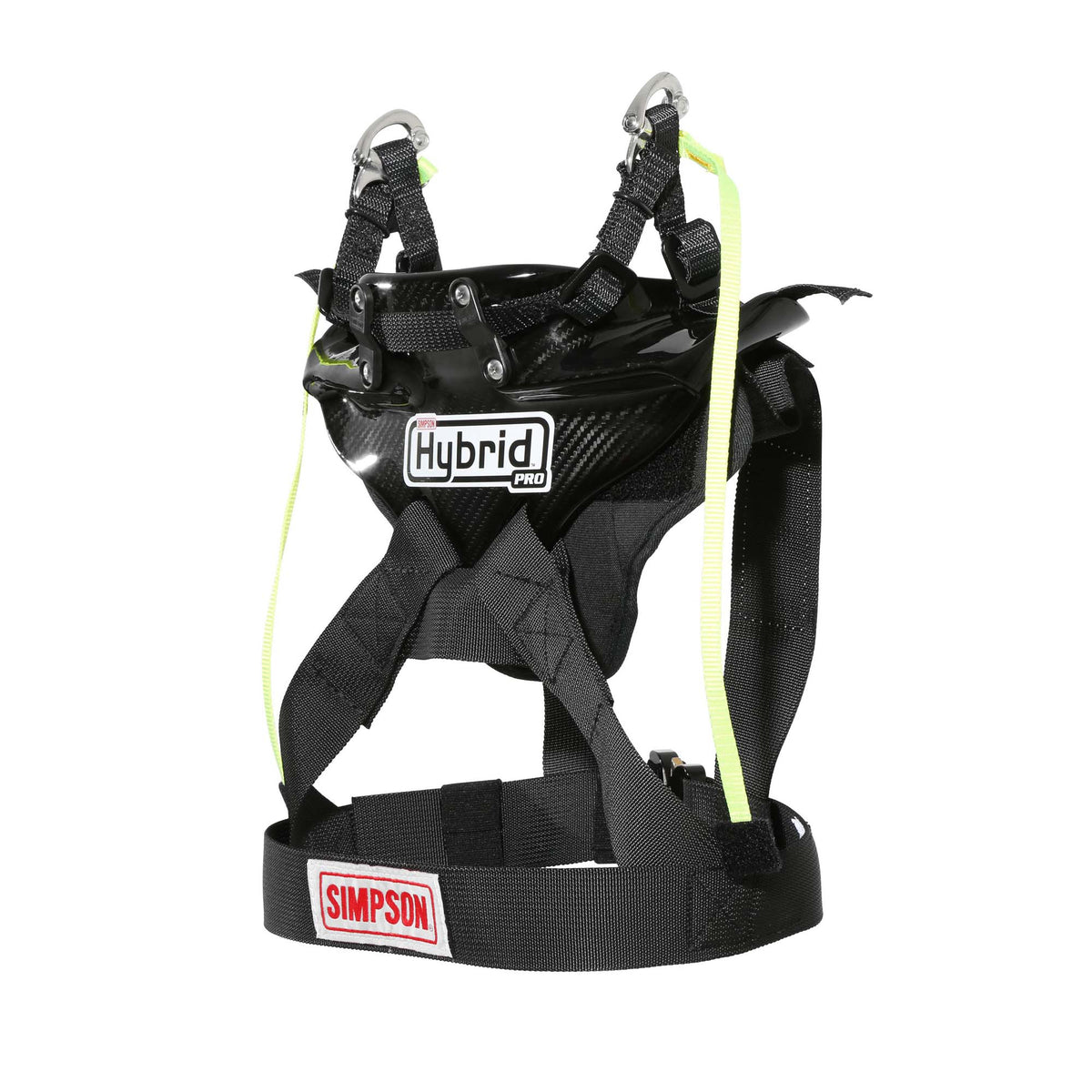 The other side of the Simpson Hybrid Pro Lite Head & Neck Restraint.