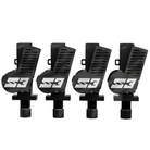 The four mounts used for the SimRig SR3 3DOF Motion System.