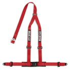The red Sparco 2 Inch 3-Point Bolt-In Street Harness.