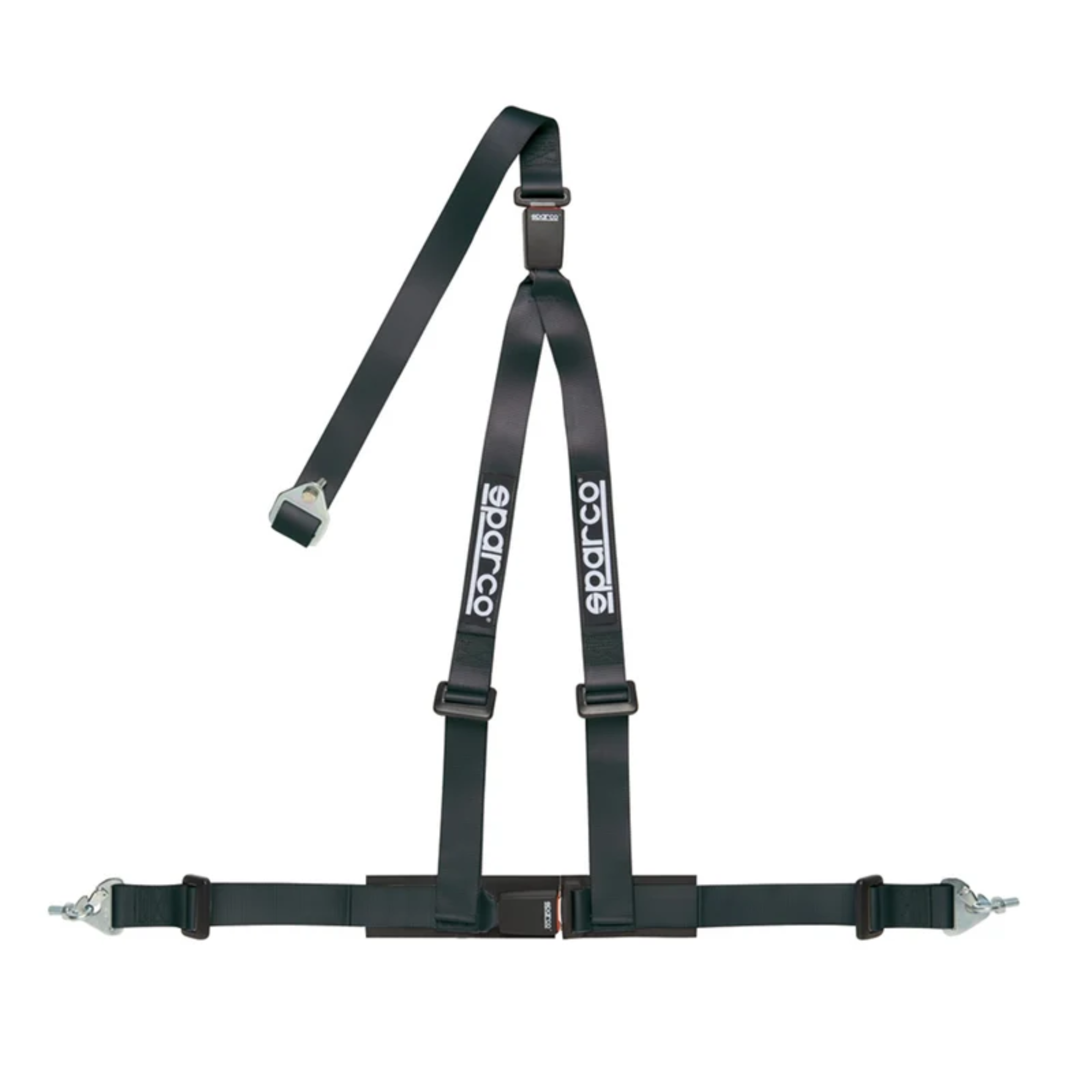 The black Sparco 2 Inch 3-Point Dual Release Street Harness.