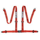 The red Sparco 2 Inch 4-Point Bolt-In Street Harness.