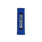The blue Sparco 3" Harness Pads. Comes in a set of 2.