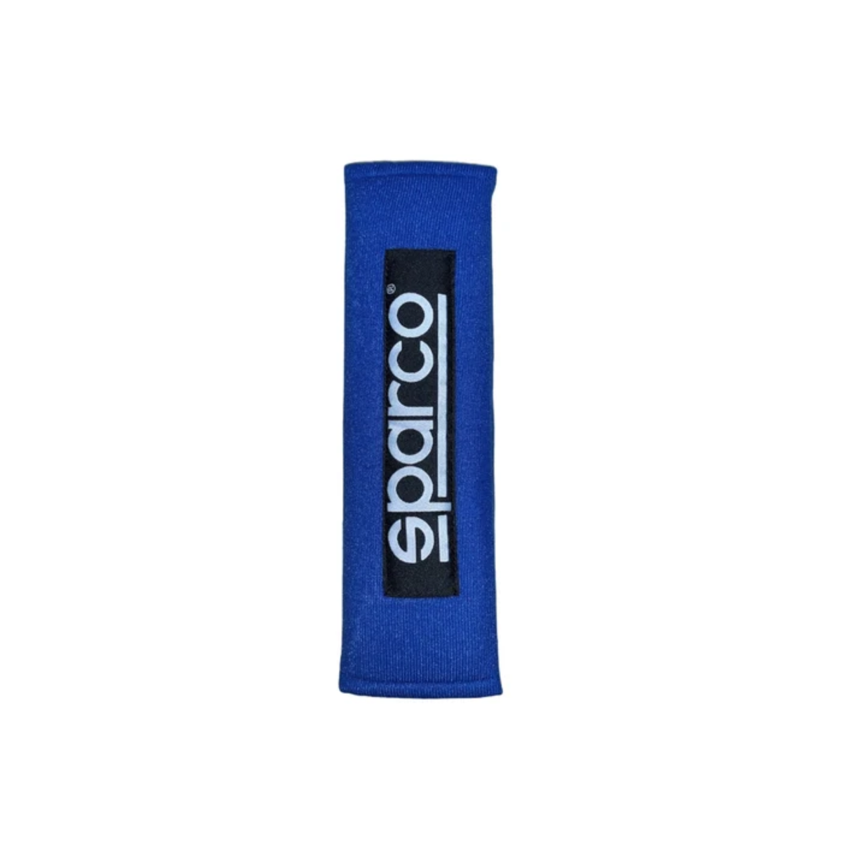 The blue Sparco 3" Harness Pads. Comes in a set of 2.