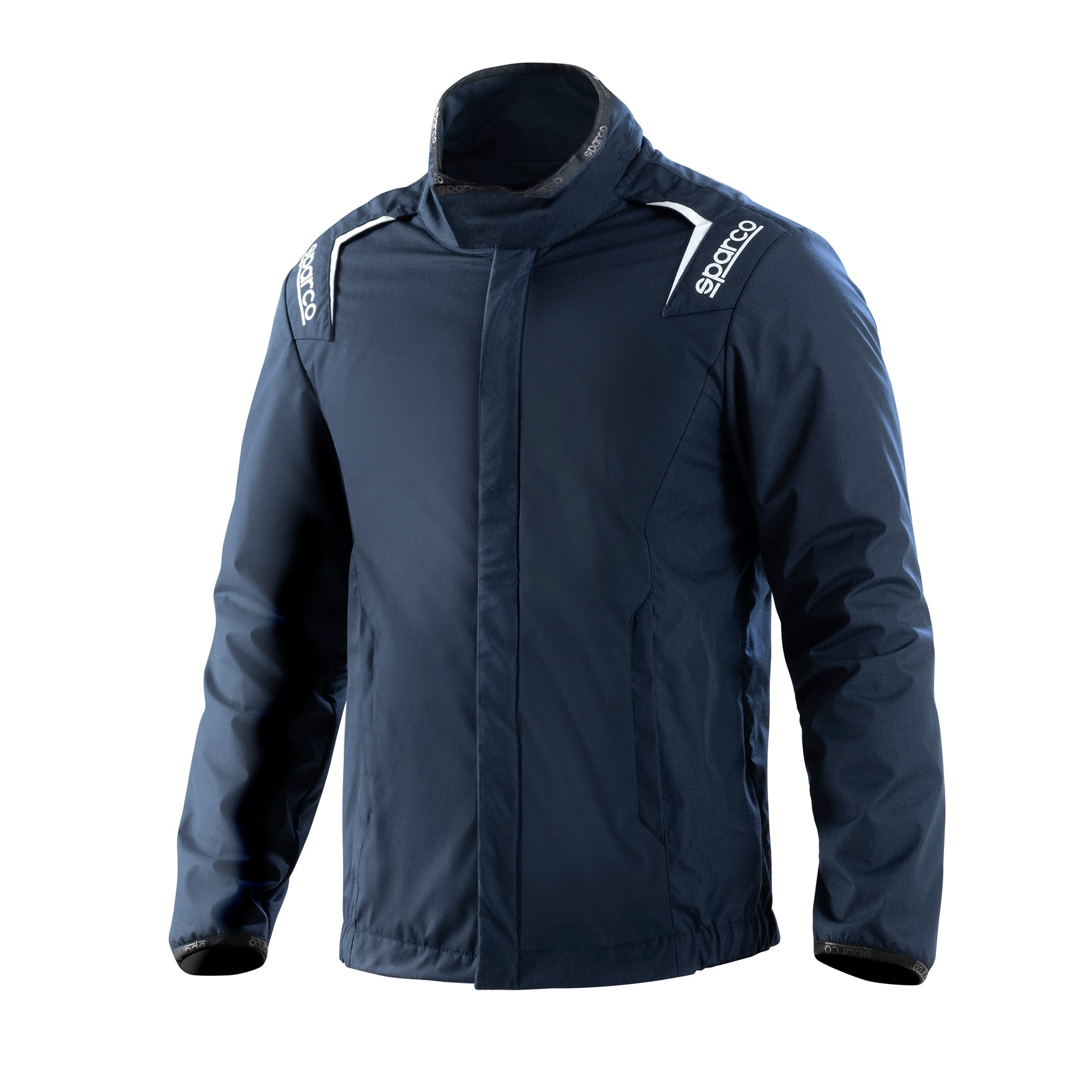 The front of the Sparco Adventure FIA Jacket.