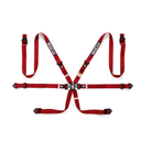 The red Sparco Comp H-2 Endurance Aluminum Racing Harness.