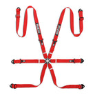 The red Sparco Comp H-2 Racing Harness.