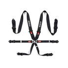 The black Sparco Comp H-3 Steel Racing Harness.