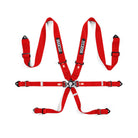 The red Sparco Comp H-3 Steel Racing Harness.