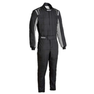 The black and grey Sparco Conquest 3.0 Racing Suit - Boot Cut.