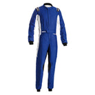The blue and white Sparco Eagle 2.0 Racing Suit.