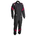 The front of the black Sparco Eagle LT Racing Suit.