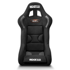 The front of the black Sparco Evo L Carbon X Racing Seat.