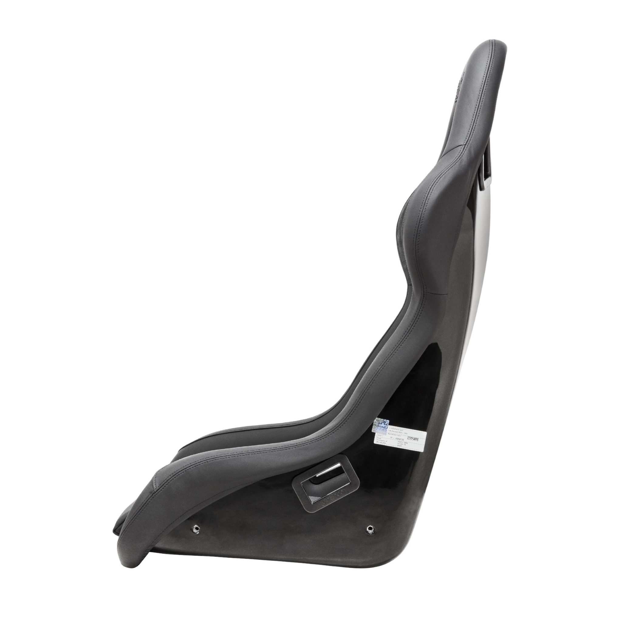 The side of the Sparco Evo QRT Performance Racing Seat.