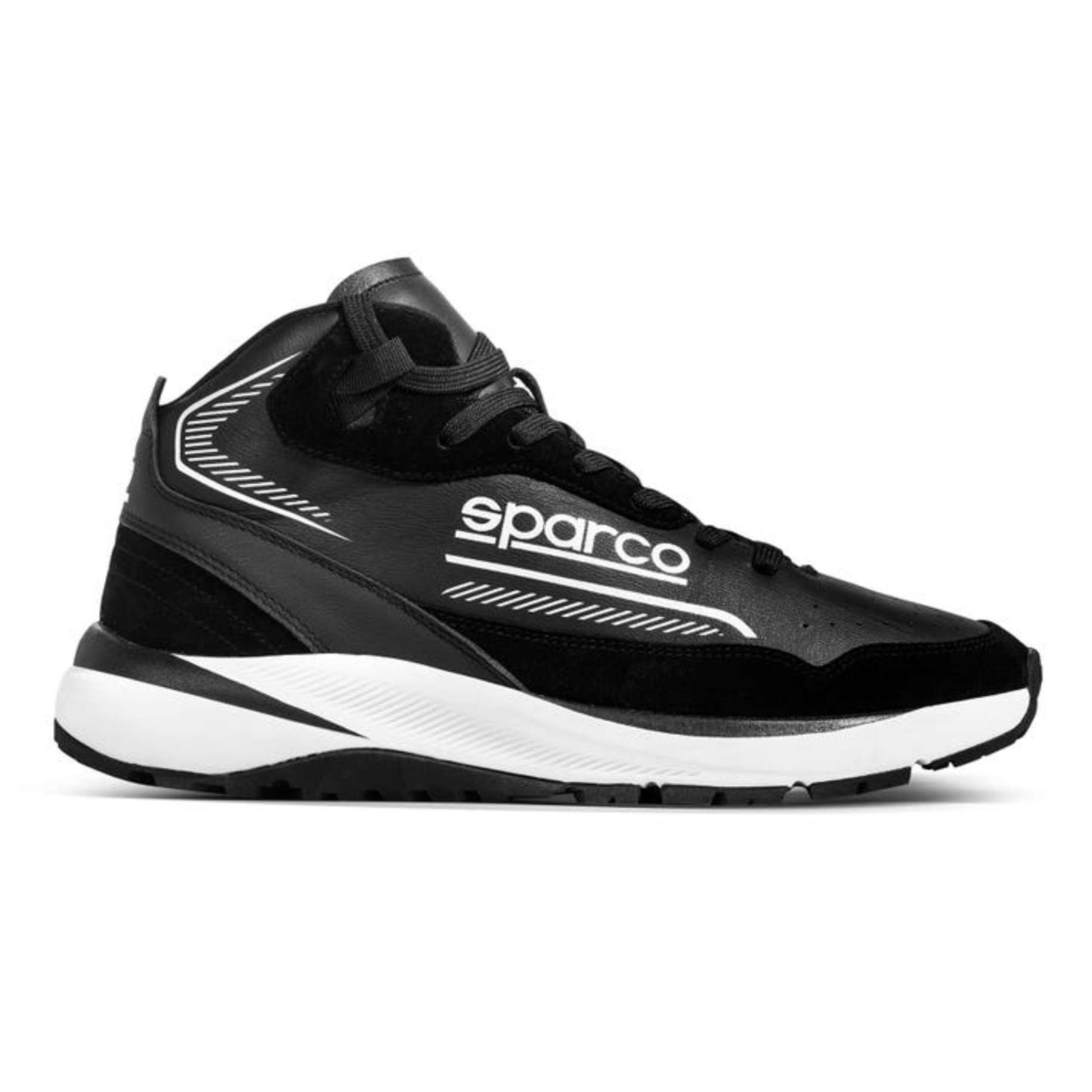 The side of the Sparco Fast Pit Crew Shoes.