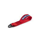 The red Sparco FIA Tow Strap.
