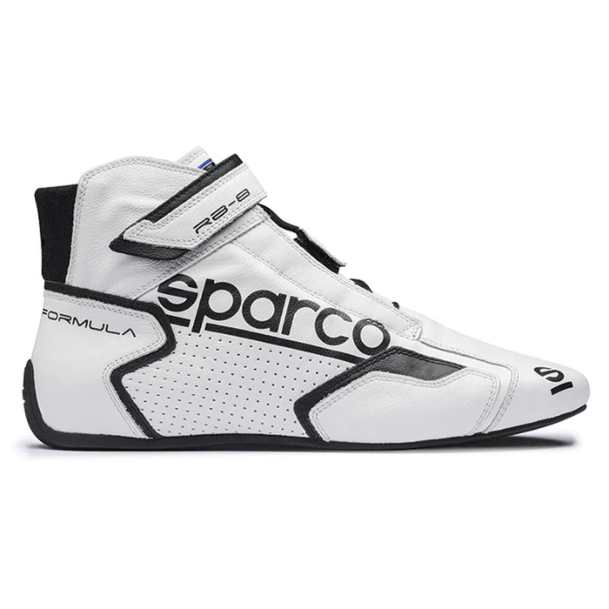 The white and black Sparco Formula RB-8.1 Racing Shoes.