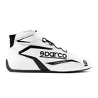 The white and black Sparco Formula Racing Shoes.