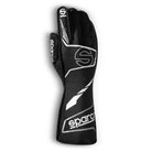 The black and white Sparco Futura Racing Gloves.