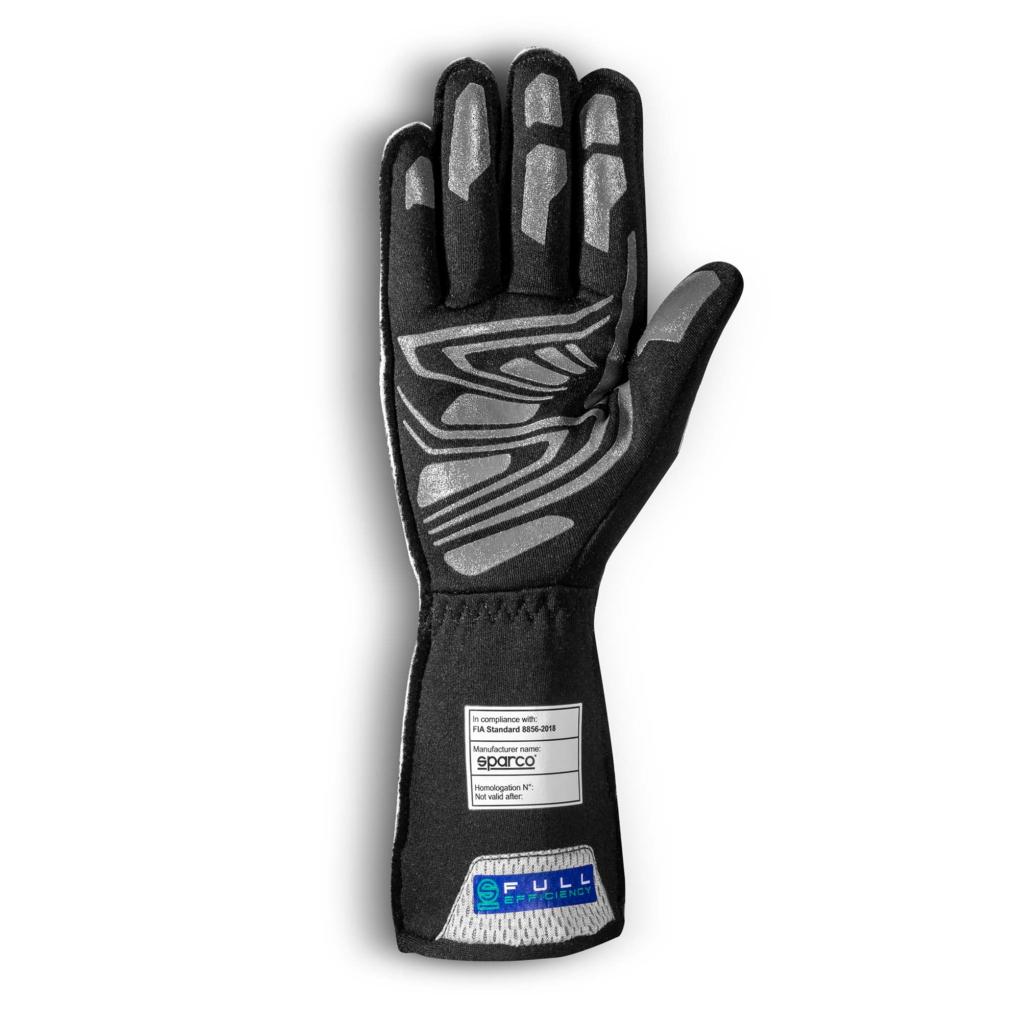 The Sparco Futura Racing Gloves palm. all-groups