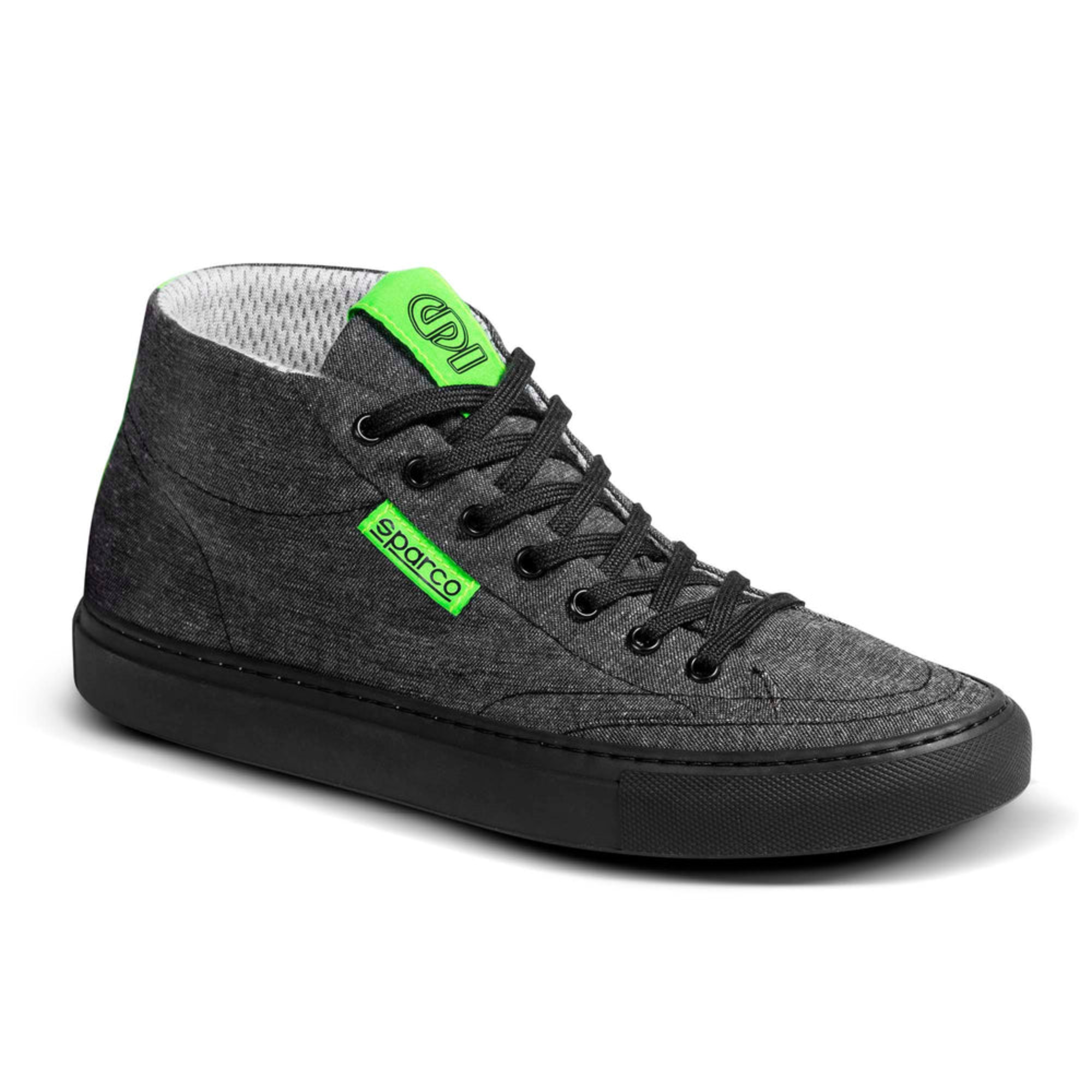 The grey and green Sparco Futura Racing Shoes.