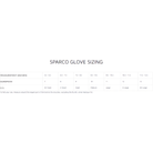 The sparco glove sizing chart, to help you get a perfect fit. all-groups