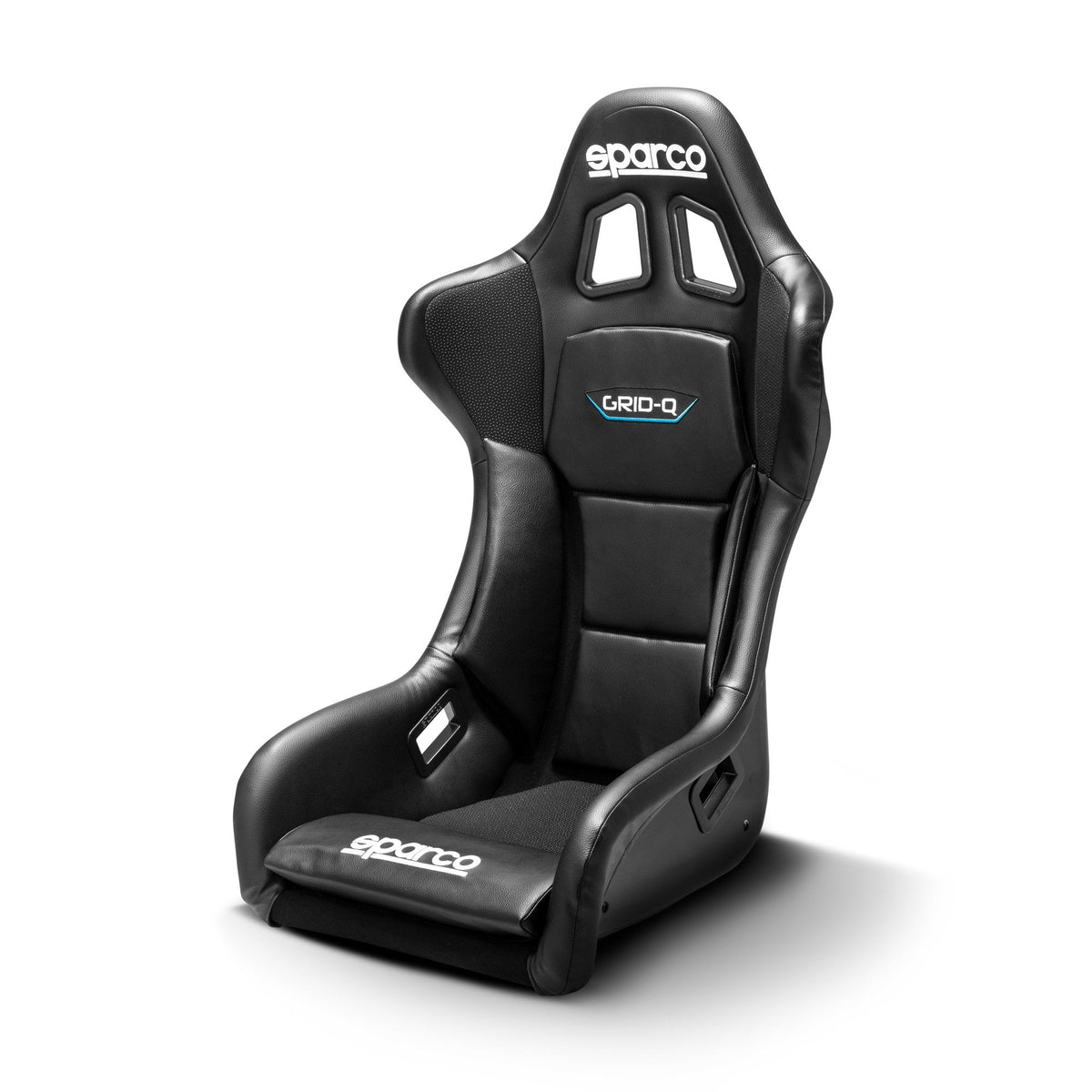 The Sparco Grid QRT Sky Fiberglass Racing Seat.