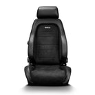 The front of the black Sparco GT Seat.