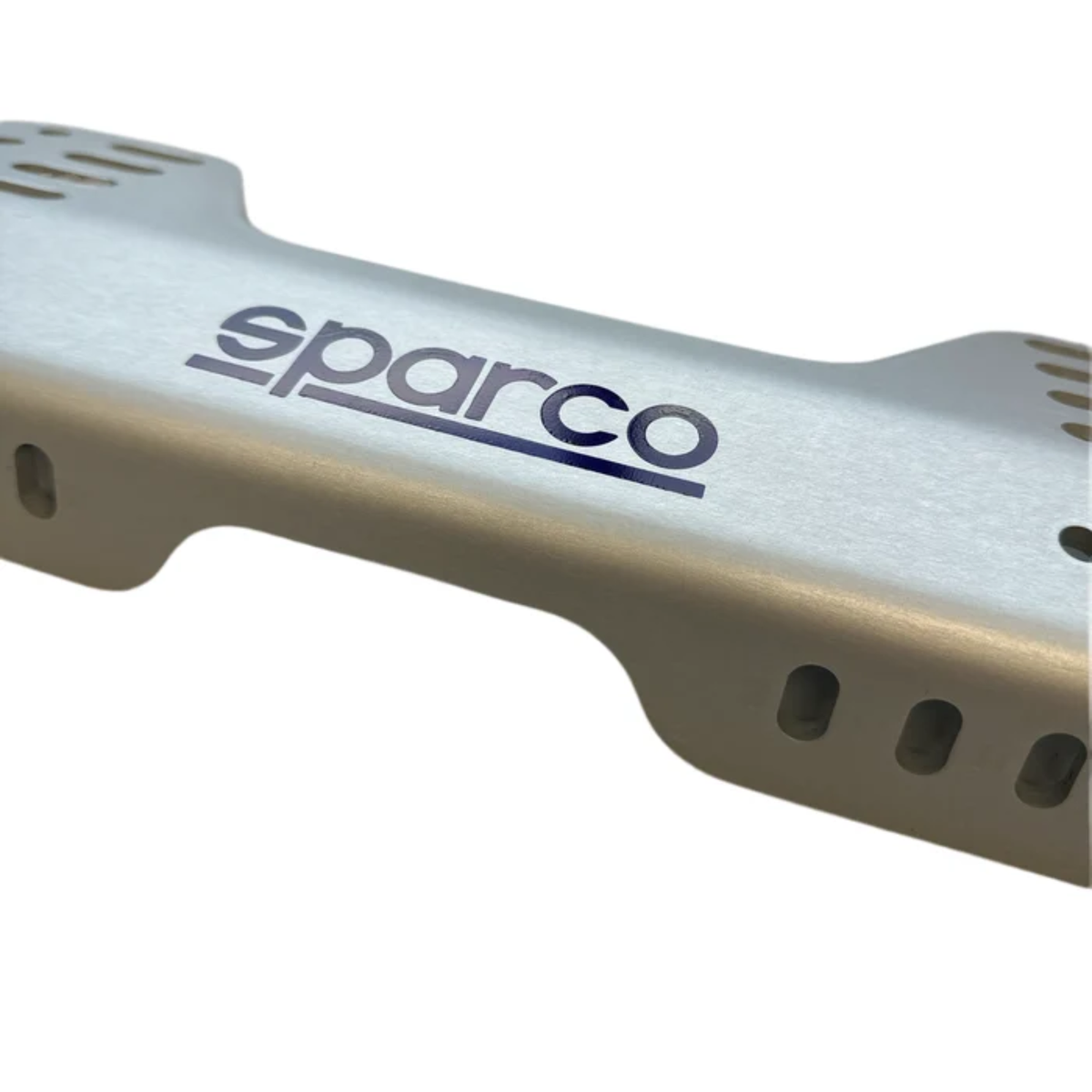 The Sparco HD Aluminum Seat Side Mount shown close up.