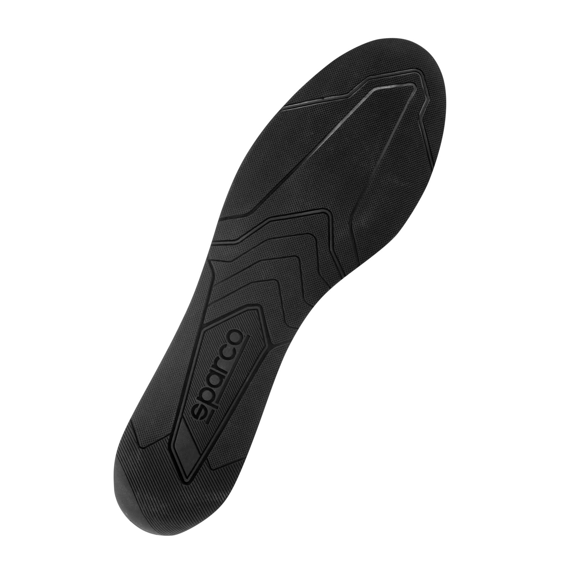 The sole of the Sparco K-Formula Karting Shoes. all-groups