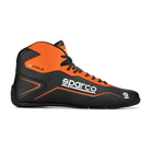 The black and orange Sparco K-Pole Karting Shoe from Sparco.