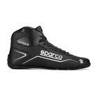 The black Sparco K-Pole Karting Shoe from Sparco.