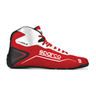 The red and white Sparco K-Pole Karting Shoe from Sparco.