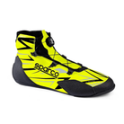 The yellow and black Sparco K-Rapid Karting Shoes from Sparco.