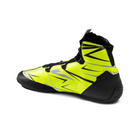 The inside arch of the FIA 8877-2022 homologated yellow and black Sparco K-Rapid Lace Karting Shoes.