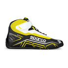 The black and yellow Sparco K-Run Karting Shoe.