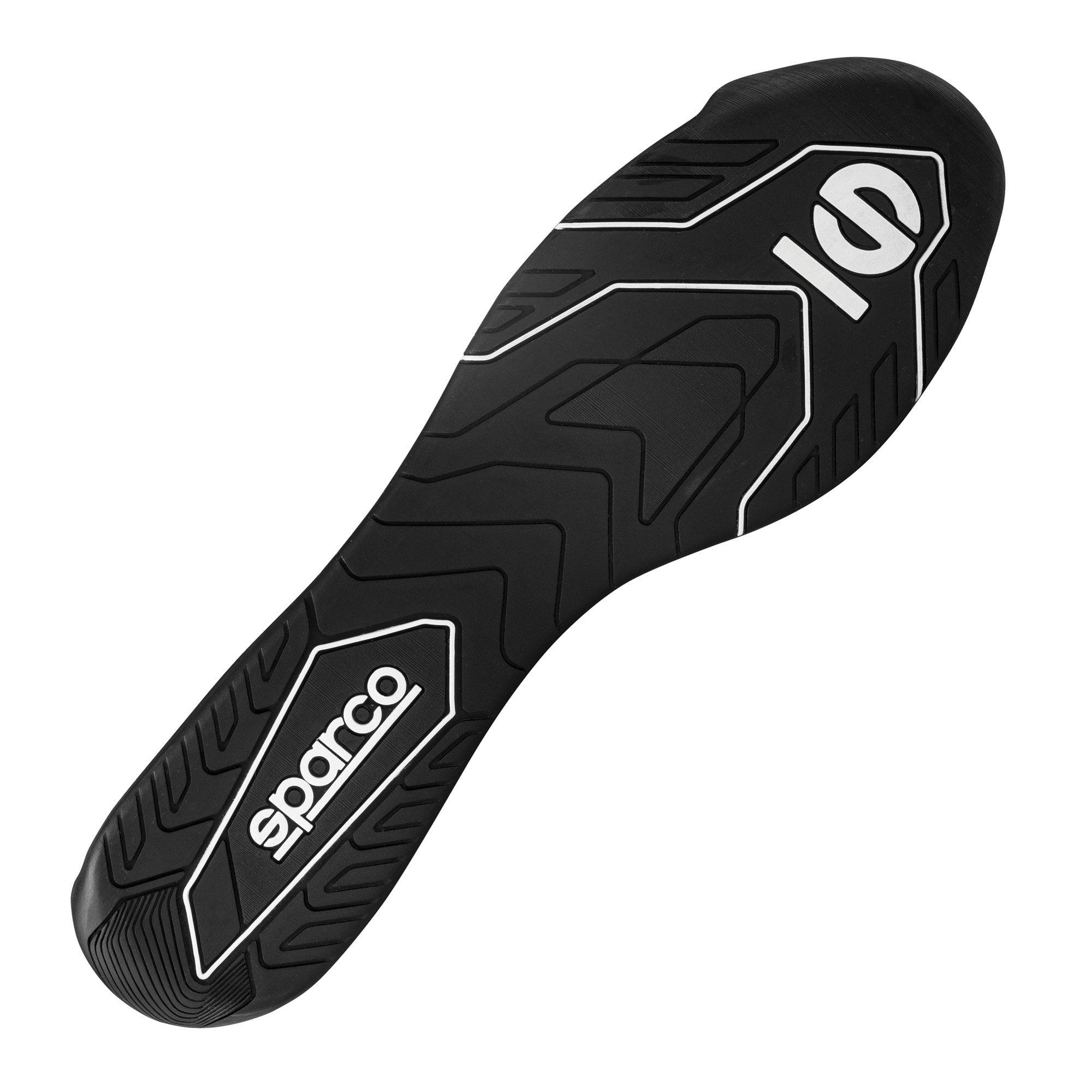 The sole of the Sparco K-Run Karting Shoe. all-groups
