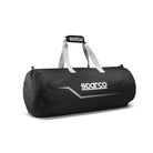The black Sparco Kart Tire Bag with white accents.