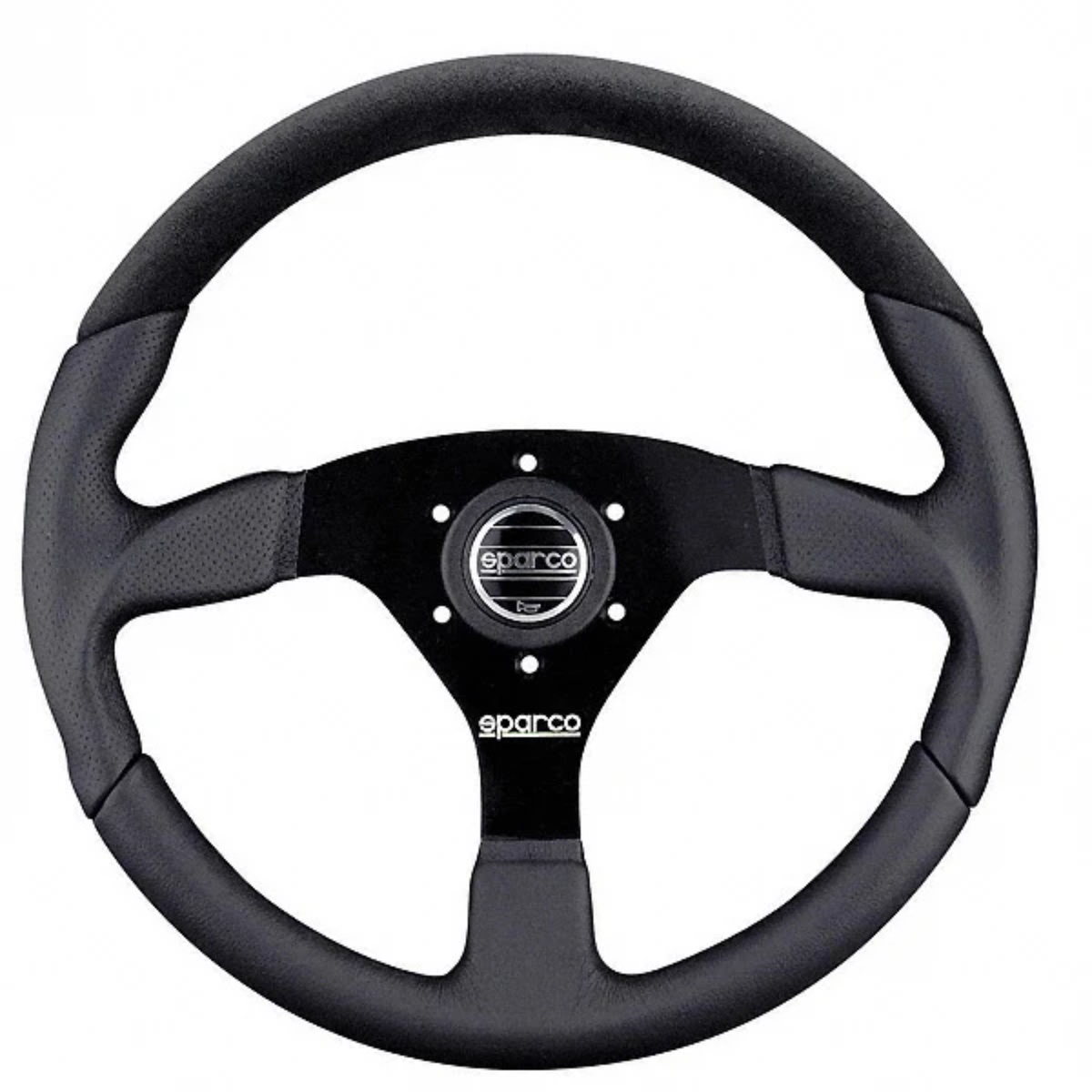The Sparco L505 Steering Wheel, a black steering wheel with a Sparco logo in the center.