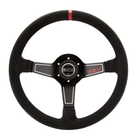 The black suede Sparco L575 Steering Wheel.