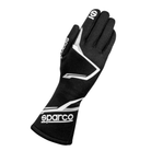 The black Sparco Land+ Racing Gloves.