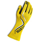 The yellow 2024 model Sparco Land Racing Gloves.