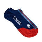 The navy and red Sparco Martini Iconic Low Cut Socks.