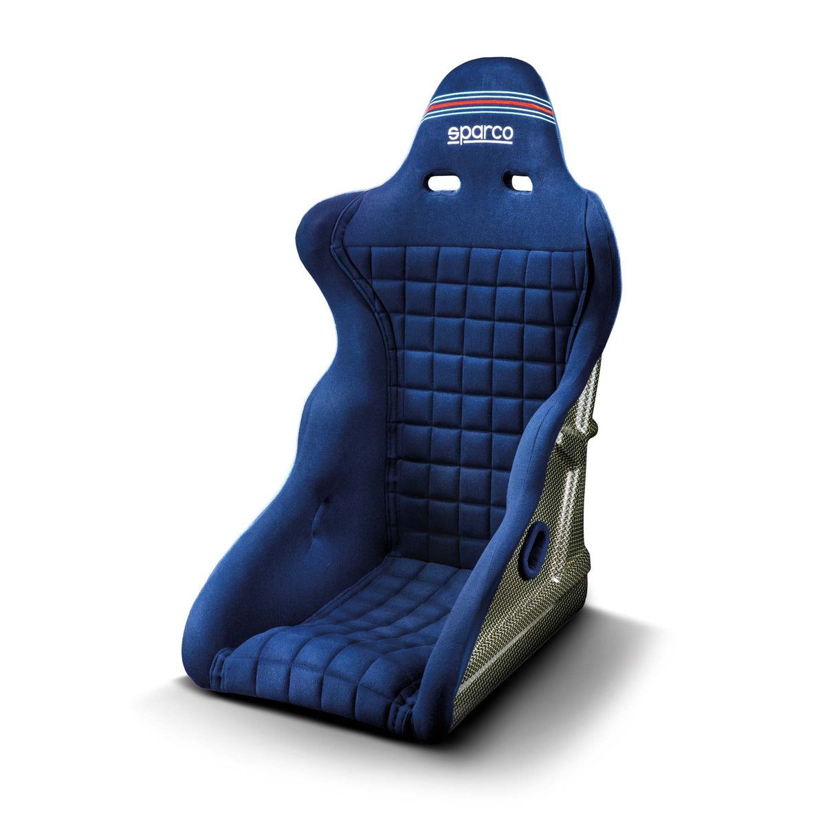 The navy Sparco Martini Racing Legend Kevlar Racing Seat.