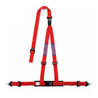 The red Sparco Martini Racing 2 Inch 3-Point Dual Release Street Harness.