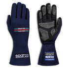 The 2021 Model Navy Sparco Martini Racing Land Racing Gloves.