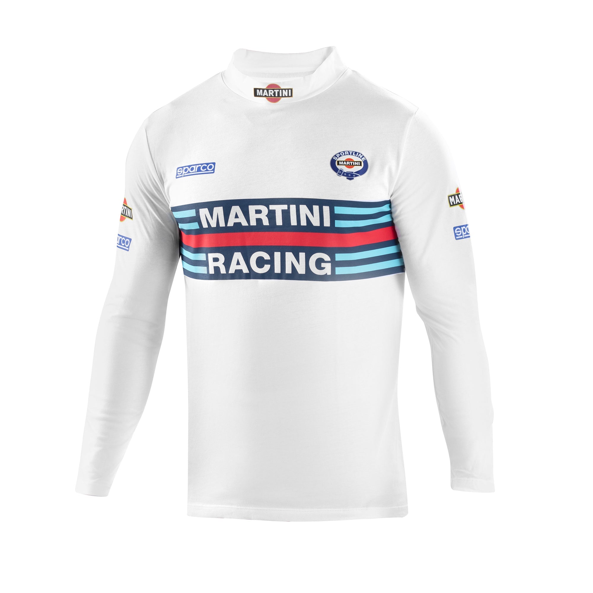 The front of the Sparco Martini Racing Long Sleeve T-Shirt.