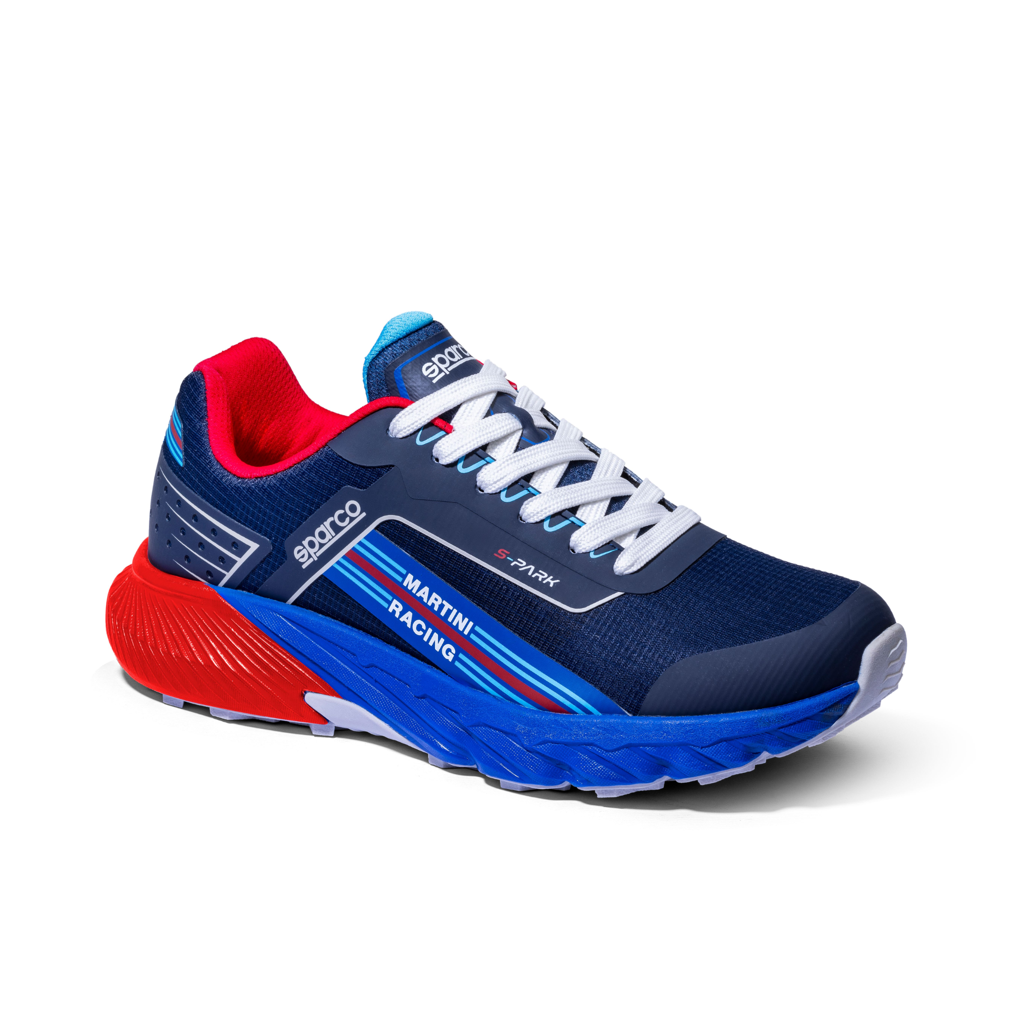 The Sparco Martini Racing S-Park Work Shoes.